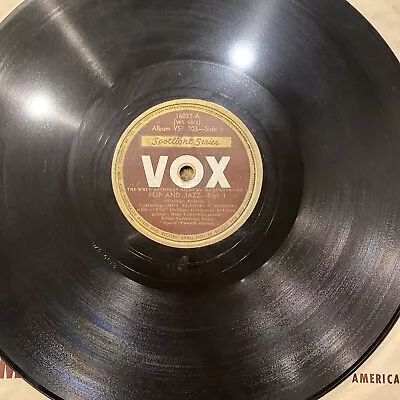 JAZZ Roy Eldridge - Flip Phillips 78 Rpm VOX 16027  FLIP AND JAZZ 1947 E • $15