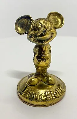 Collector Vintage Walt Disney World Bronze Mickey Mouse Paper Weight • $19