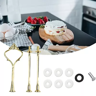 2/3 Layers Cake Cupcake Plate Stand Handle Fitting Hardware Rod Kit No Plate • $5.70