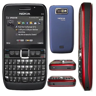 $31.91 • Buy 100% Genuine Nokia E63 QWERTY Keypad Wifi 3G Camera MP3 Unlocked Mobile Phone