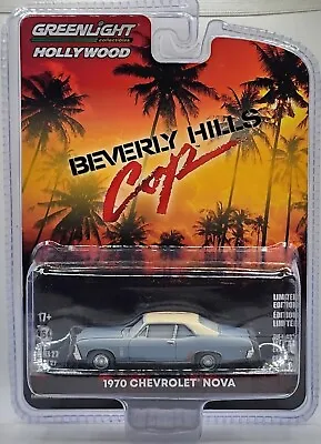 Greenlight Hollywood Beverly Hills Cop Axel Foley's 1970 Chevy Nova Real Riders! • $11.49