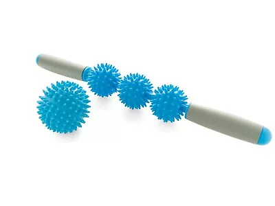 Muscle Roller Stick For Athletes - 2 In 1 Body Massage Stick And Roller Bundle • $11.99