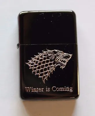 New Game Of Thrones Stark Lighter - Free Engraving - Ideal Gift Birthdays • £14.95