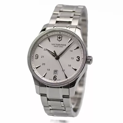 VICTORINOX SWISS ARMY ALLIANCE Silver Dial Stainless 241712 Quartz Men's Watch • $733.74