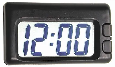 Black Big Digit Clock For Car-Truck-Bike-Scooter Interior Dash  • $9.95