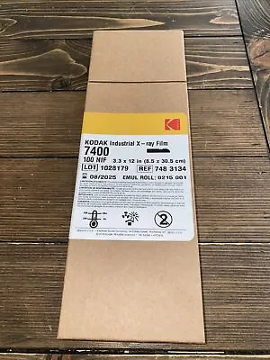 Kodak Industrial X-Ray Film 7400 100 NIF 3.3 X 12 In. (8.5 X 30.5 Cm) • $54.99