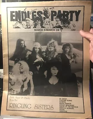 Endless Party MAGAZINE (L.A. Free Mag)Ringling Sisters/45 Grave/Punk/Garage/Goth • $9.99