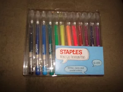 Staples Mini Gel Fashion Pens 52839 • $8