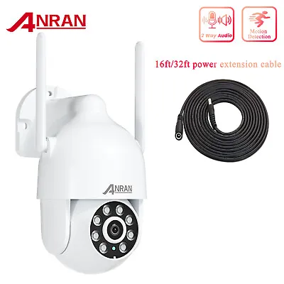 £32.99 • Buy 3MP/5MP WiFi IP Camera Wireless Outdoor CCTV PTZ 2-Way Talk Home Security System