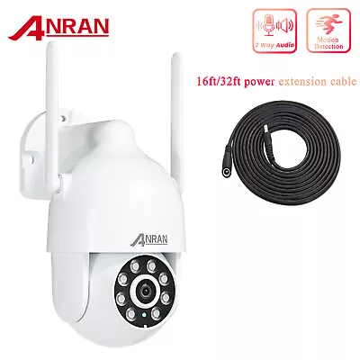 £32.99 • Buy 3MP/5MP WiFi IP Camera Wireless Outdoor CCTV PTZ 2-Way Talk Home Security System