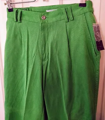 New Women Small ELCC Erin London Stretch Pants Green St Patrick's Day • $19.98