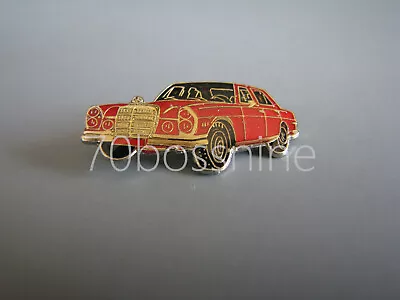 1970 S MERCEDES 280SE RED 1  BUBBLE TYPE AUTOMOTIVE HAT PIN LAPEL PIN • $12.50