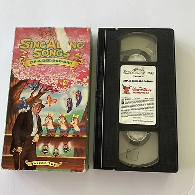 $7.90 • Buy Disneys Sing Along Songs - Song Of The South: Zip-A-Dee-Doo-Dah (VHS, 1993) M2