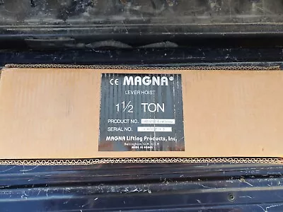 Magna 1-1/2 Ton 5 Ft Hand Chain Hoist Lh15010-low Temp (new In Box) • $200