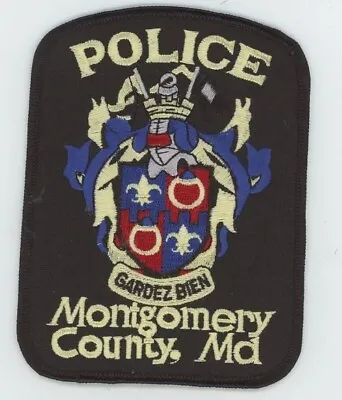 Maryland Md Montgomery County Police Nice Shoulder Patch Sheriff • $2.99