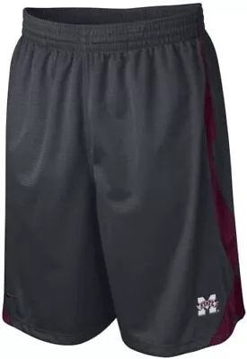 Nike Mississippi State Bulldogs 10” Inseam Black Fly High Durasheen Shorts • $8.95