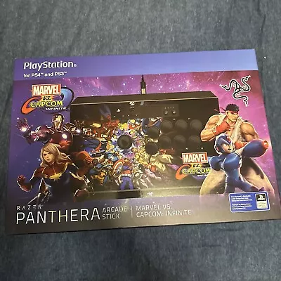 Razer Panthera Arcade Stick MARVEL VS. CAPCOM: INFINITE - PS4/3 Open Box W Bonus • $489.99