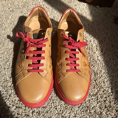 MCM Terrain Low Top Beige Red - Size 44 (11US) - Men’s Sneakers • $140