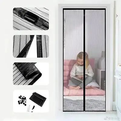 Magnetic Insect Magic Door Net Screen Bug Mosquito Fly Insect Curtain Mesh UK. • £5.99