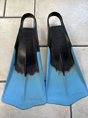 Voit Duck Feet Swim Fins Sz. Medium Custom Model  BODYSURF BLUE/BLACK • $14.99