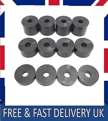 6mm (M6) Rubber Spacers Standoff Washers (12 Pack) 4 X 15mm4 X 10m 2 X 5mm UK • £9.39