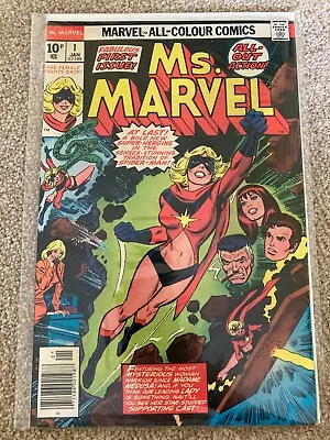 Ms Marvel 1 (1977) - Bronze Age Marvel Comics Key – VFN- • £40