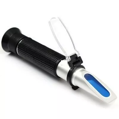 Portable Handheld Refractometer Salinity Test Marine Reef Hydrometer (0-100%) • £47.47