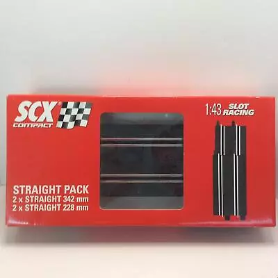 SCX Compact 1:43 Scale Slot Car Racing Track Straight Pack 31370 New In Box • $19.99