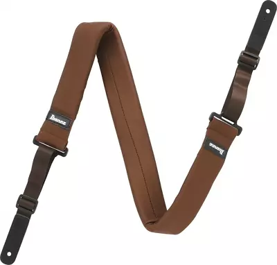 Ibanez POWERPAD Strap GSF50 Guitar 50mm Width Strap 7mm Padding Brown  • $27.38