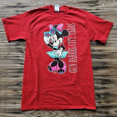 Disney Velva Sheen Gun Barrel City Texas T Shirt Medium • $23