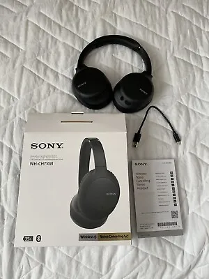 £36 • Buy Sony WH-CH710N Wireless Noise-Cancelling Headphones - Brand New | Black