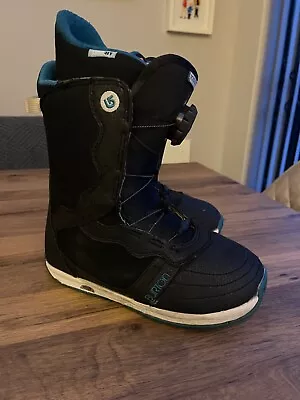 $67.97 • Buy Womens Burton Bootique Snowboard Boots UK 6 Black