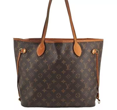 Authentic Louis Vuitton Monogram Neverfull MM Tote Bag Fuchsia M40996 Pink 2793I • $1095.78