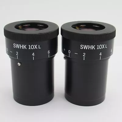 Olympus Swhk 10x L Super Wide Field Microscope Eyepiece Pair - 30mm • $179.95