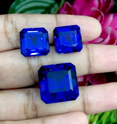 70.50cts 3 Pieces Set AAAA++ Color Natural Purple Blue Tanzanite Loose Gemstone • $42999