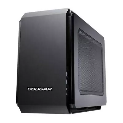 Cougar QBX Ultra Compact Computer/PC Case Mini-ITX Form Black Mini-Tower • £75