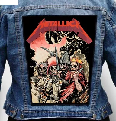 Metallica 4 - Back Patch Vest High Quality Photo Detail Durable BackPatch • $19.90
