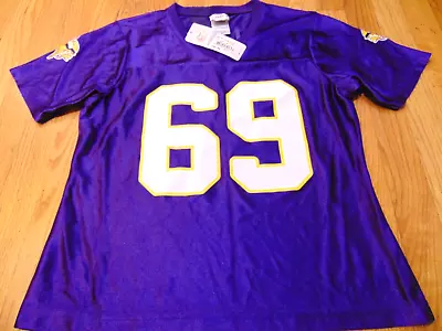 Women's Nfl Team Apparel Minnesota Vikings Jared Allen Dazzle Jersey M • $19.99