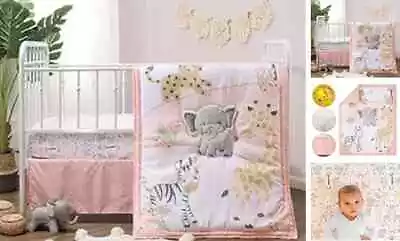  Crib Bedding Set For Baby Girls Wildest Dreams 3 Pieces  • $71.19