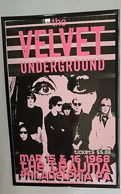Velvet Underground Framed Poster 1969 Philadelphia • $21.99