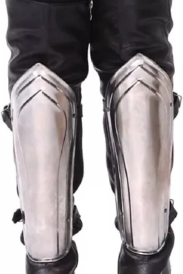Medieval Greaves Steel Leg Protection Larp Armor Elf Elven Cosplay Costume • $99.59