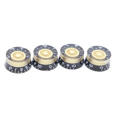 4Pcs Black Guitar Control Speed Tone Volume Knobs For Les Paul Electric Guitar • $5.09