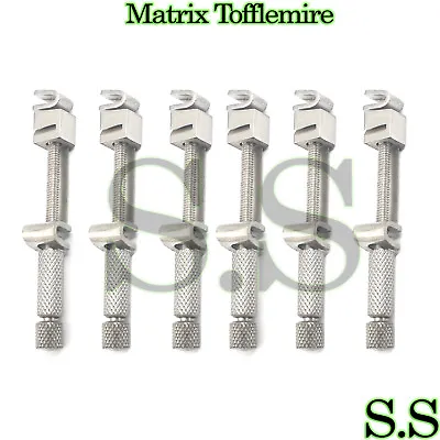6 Pieces Matrix Tofflemire Retainer Universal Bands Dental INSTRUMENTS  • $11.90