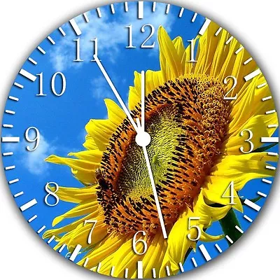 £17.63 • Buy Sun Flower Wall Clock 10  Will Be Nice Gift And Room Wall Decor Z175