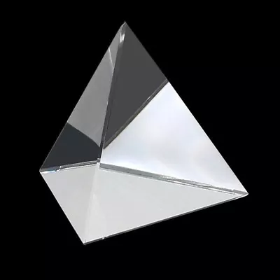 Tetrahedral Prism 50mm Height Physics Rainbow Optical Glass Photography Tool • $21.99