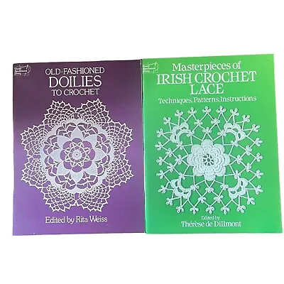 $49.95 • Buy Dover Old Fashioned Lace Doilies Masterpieces Irish Crochet Lace Paperback