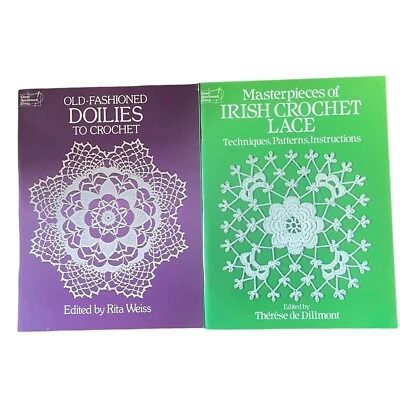 $49.95 • Buy Dover Old Fashioned Lace Doilies Masterpieces Irish Crochet Lace Paperback