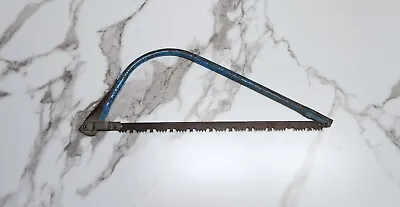 Vintage 1960's Blue 2FT Hand Bow Saw 21  Blade • $40