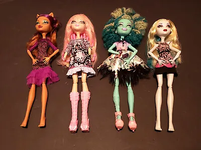 Monster High Frights Camera Honey Swamp Viperine Lagoona Clawdeen Dolls • $69.99