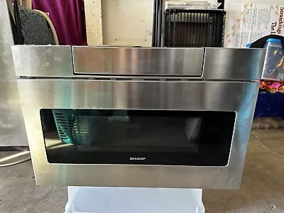 Sharp - 30  1.2 Cu. Ft. Built-in Microwave Drawer - Stainless Steel - As Is • $750